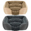new Dog Bed Bolster Couch Dog Bed for Large Dogs Removable Washable Cover Pet Bed Foam Nonskid Dog Mat Cat Bed Kennel