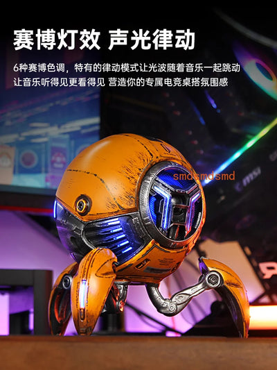 Bluetooth speaker desktop wireless mecha tide play