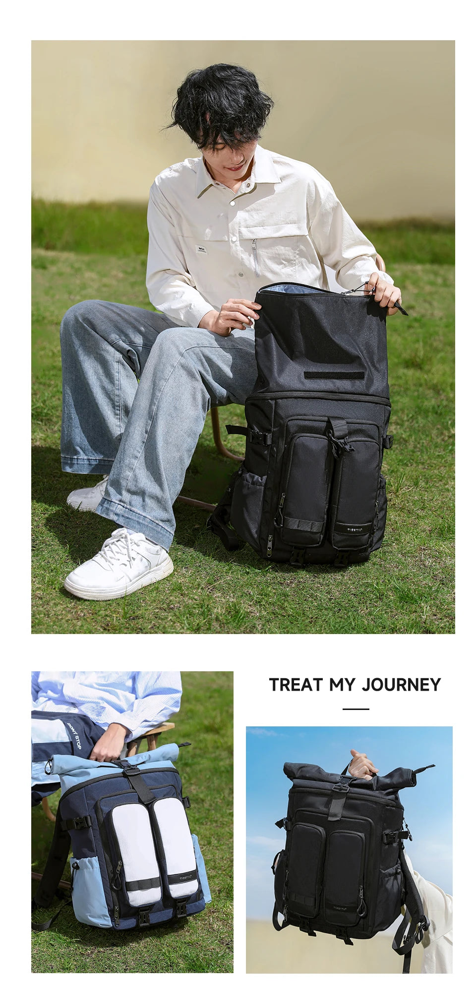 Tigernu School Backpack Bags For Women For Men Knapsack Nylon Backpacks Lady Bags Schoolbag Travel Backpack Male Korean Backpack