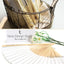 Custom Wedding Fans-Hand Fan For Bridal Shower Beach And Summer Wedding Favors-Personalized Rustic And Elegant Wooden Fan