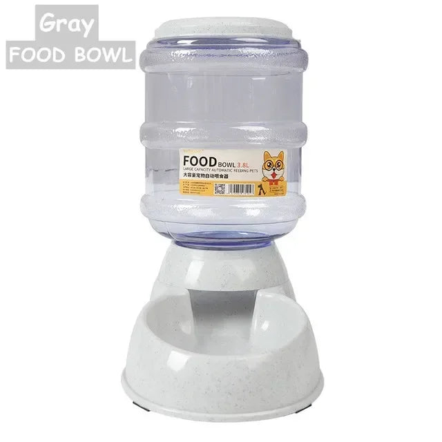 3.8L Dog Automatic Feeders Plastic Water Bottle Cat Bowl Feeding and Drinking Dog Water Dispenser Pet Feeding Bowl Pet Supplies