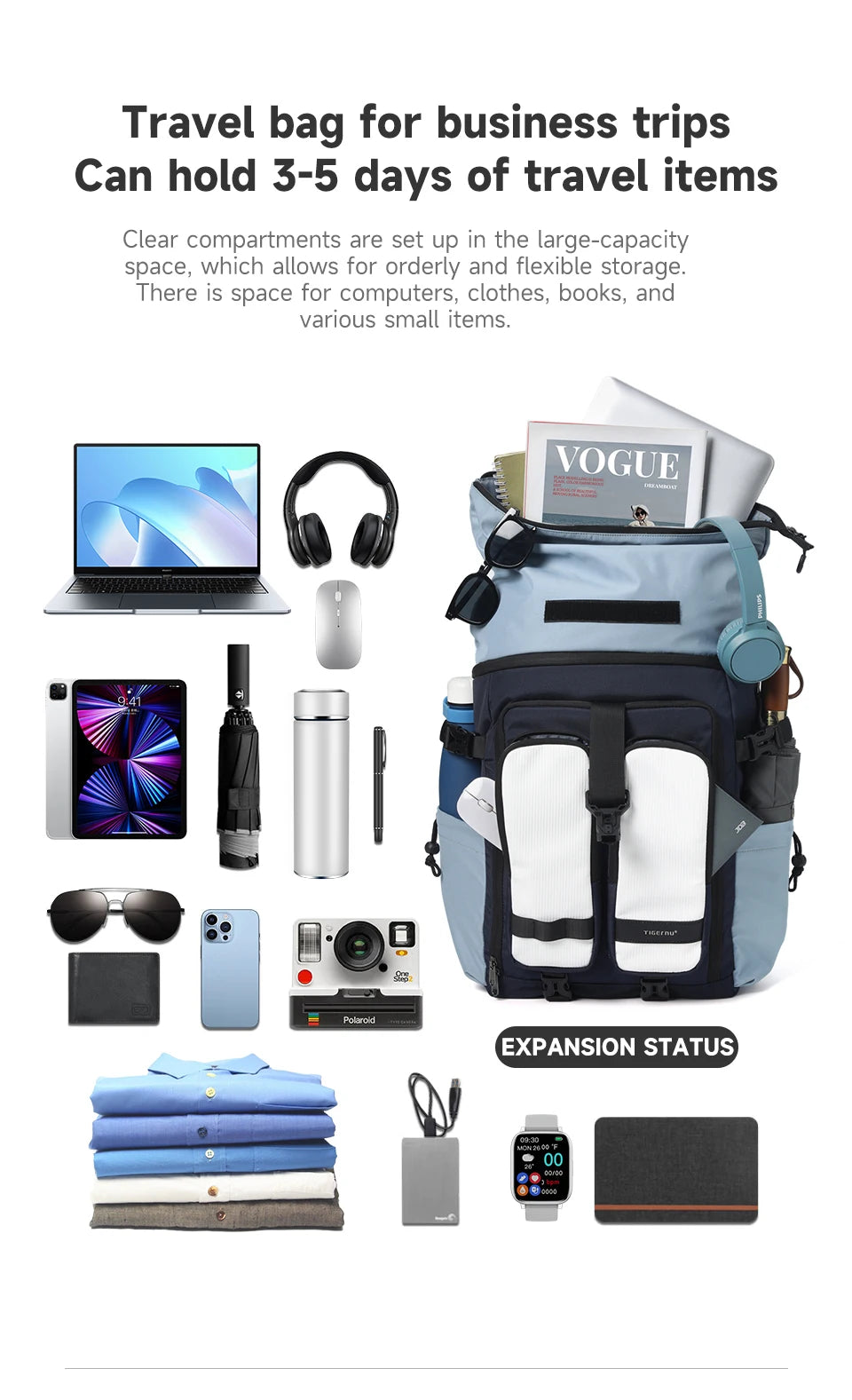 Tigernu School Backpack Bags For Women For Men Knapsack Nylon Backpacks Lady Bags Schoolbag Travel Backpack Male Korean Backpack