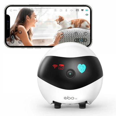 EBO SE Robot Home Intelligent Remote Control Wireless Whole House Mobile Camera Monitoring Smart Family Companion Move Tease Cat