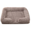 Winter Rectangular S M L XL Dog Beds Washable Plush Fluffy Dog Cat Bed Mat Pet Cushion Big Medium Kennel House camas para perro