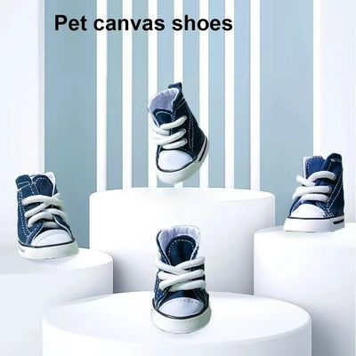 High Quality 4PCS/Set Pet Shoes Waterproof with Adjustable Drawstring Puppy Pet Dogs Boots Cute Breathable Pet Supplies Pets