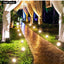 10-in-1 solar floor lamp outdoor waterproof solar garden lamp walkway, driveway decorative landscape lighting