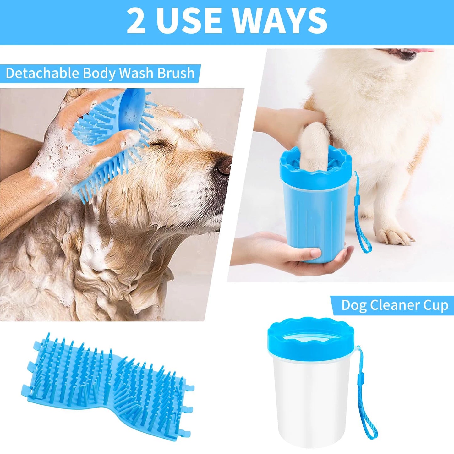 Dog Paw Cleaner Washer Buddy Muddy Pet Foot Cleaner For Dog and cats