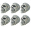 6Pcs Simulation Human Skull Head Ghost Garden Doors Hanging Courtyard Pendant Ornament for Home Bar Halloween Party Decorations