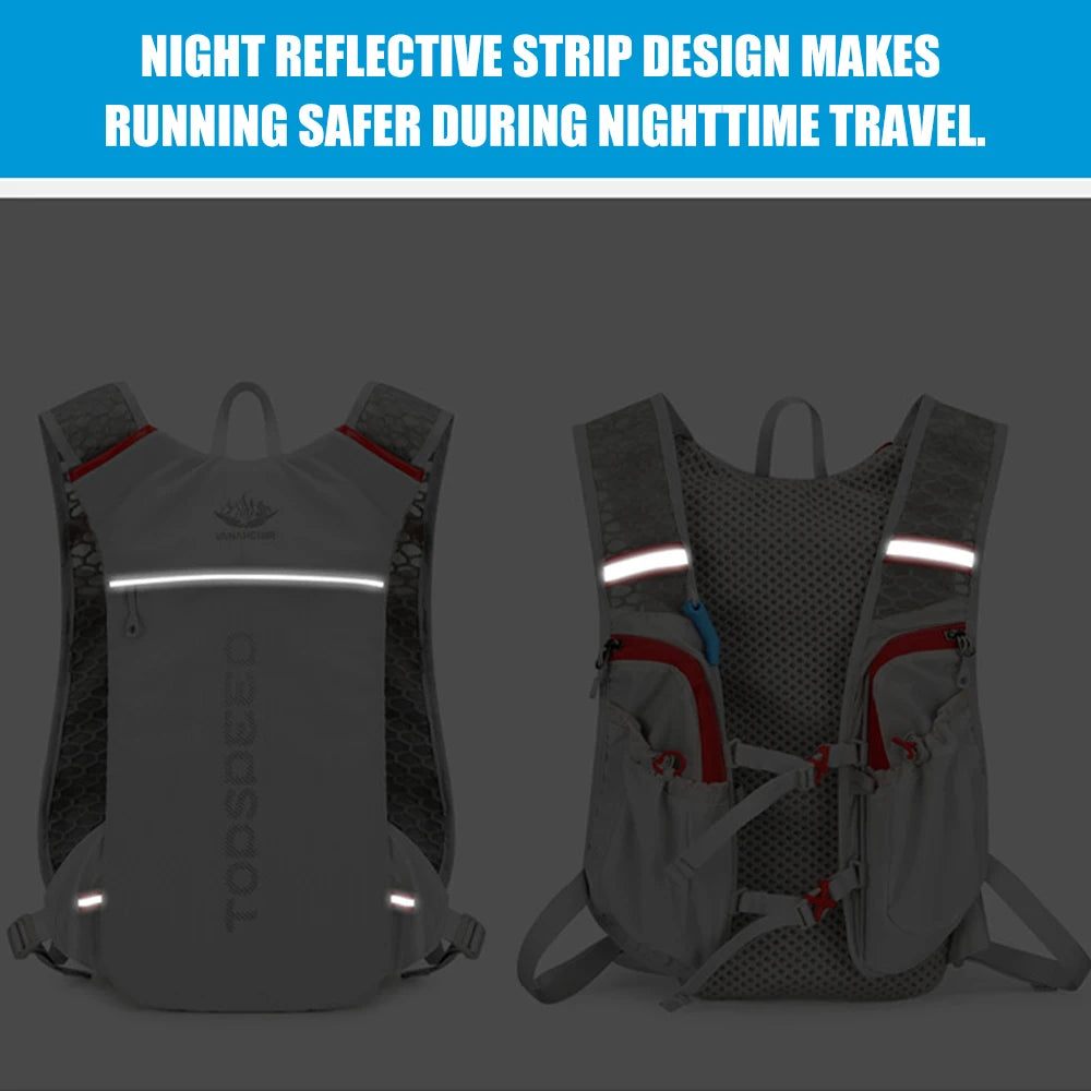 1PCS Running Hydration Vest Pack - Backpack Great for Outdoor Sports of Running Hiking Camping Cycling Skiing