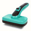Self-Cleaning Slicker Brush for Dogs & Cats – Gentle Deshedding & Detangling Pet Grooming Brush with Push-Button Cleaning