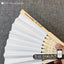 Custom Wedding Fans-Hand Fan For Bridal Shower Beach And Summer Wedding Favors-Personalized Rustic And Elegant Wooden Fan