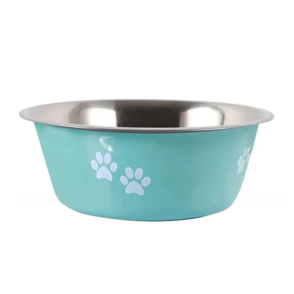 Cute Elevated Dog Bowls for Medium and Large Dogs - Stainless Steel Feeding and Water Bowls