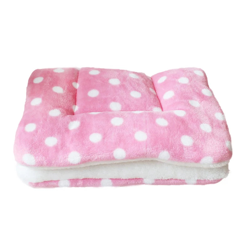 Flannel pet pad dog bed thickened sleeping pad dog blanket suitable for Chihuahua Labrador puppy kitten small large dog pet rug