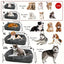Winter Rectangular S M L XL Dog Beds Washable Plush Fluffy Dog Cat Bed Mat Pet Cushion Big Medium Kennel House camas para perro