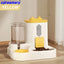 CDY 2in 1 Cat Food Dispenser Water and Food Integrated Fully Automatic Cat Food Feeding and Water Dispenser Cute Water Dispenser