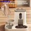 CDY 2in 1 Cat Food Dispenser Water and Food Integrated Fully Automatic Cat Food Feeding and Water Dispenser Cute Water Dispenser