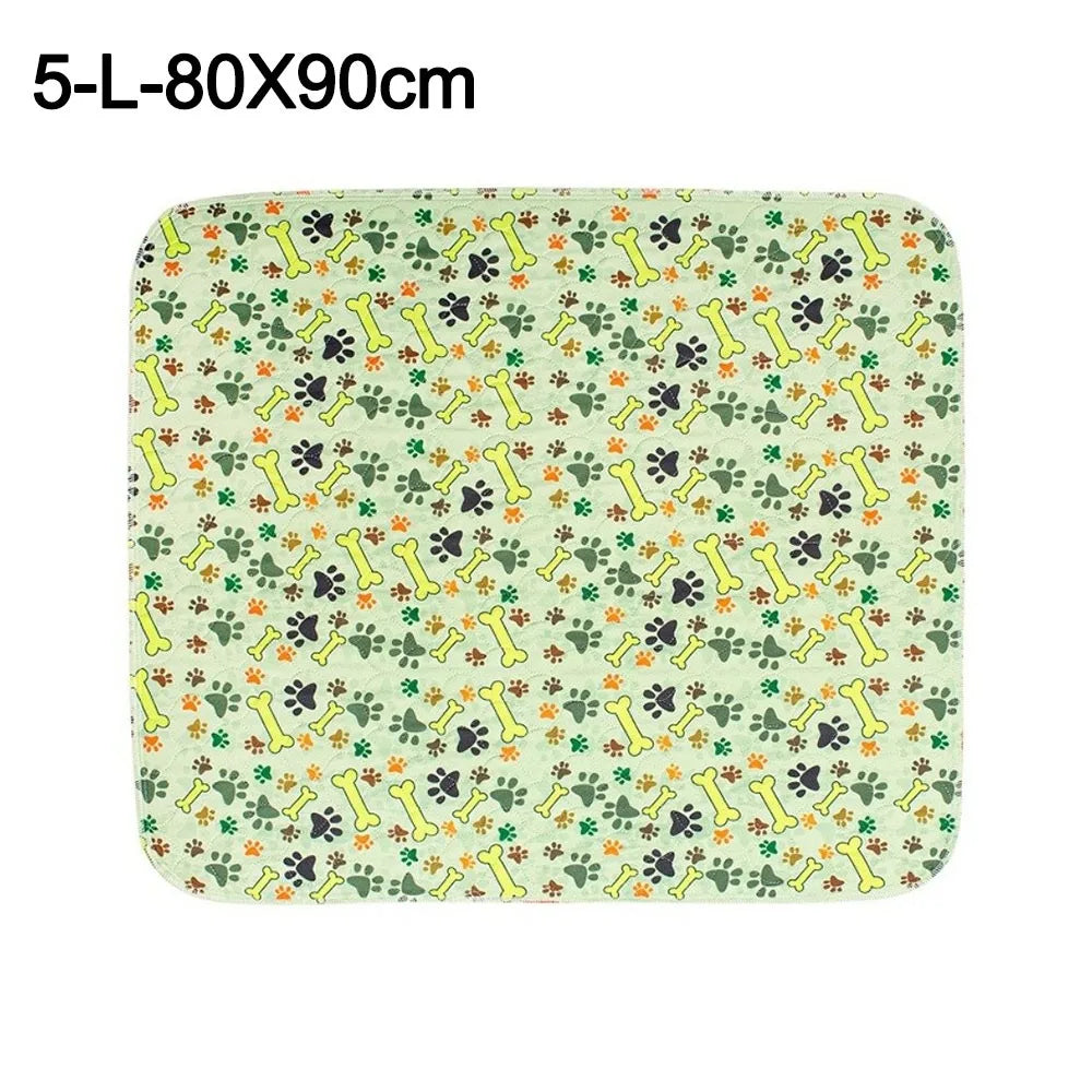 Absorbing Pad Waterproof Puppy Pee Pad Reusable Fast Absorbing Pet Bed Mat Soft Non-slip Dog Urine Pad Pet Training