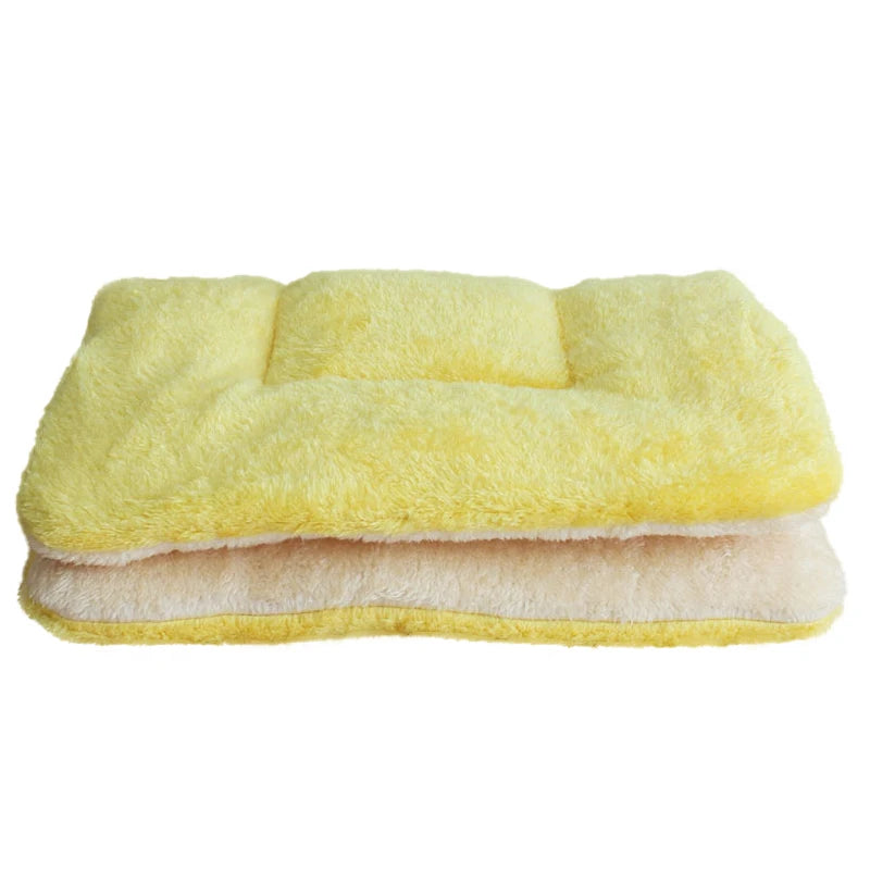 Flannel pet pad dog bed thickened sleeping pad dog blanket suitable for Chihuahua Labrador puppy kitten small large dog pet rug