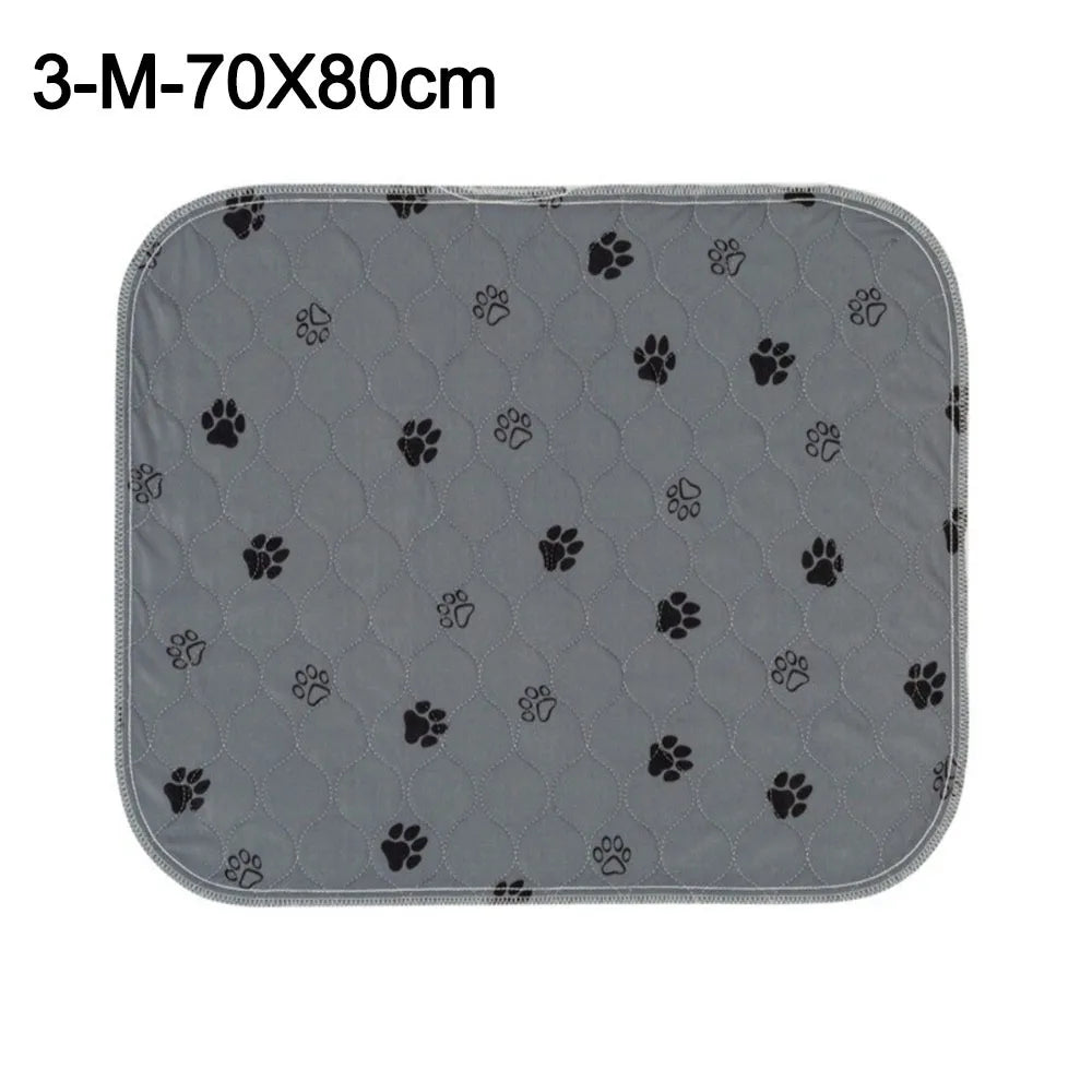 Absorbing Pad Waterproof Puppy Pee Pad Reusable Fast Absorbing Pet Bed Mat Soft Non-slip Dog Urine Pad Pet Training