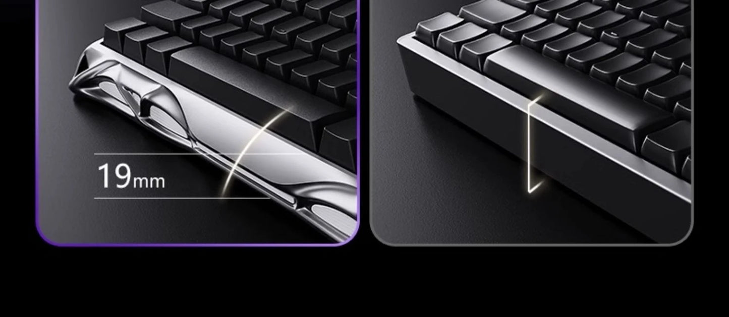 75k1 Pro Gaming  Mechanical Keyboard 79-Key Tri-Mode Connection Full-Key Hot-Swappable Aluminum Shell Fps Esports Games Keyboard