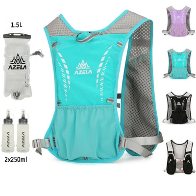 Outdoor Trail Running Backpack Ultralight Women Men Running Race Hydration Vest Marathon Bicycle Bag for Marathon Hiking Cycling