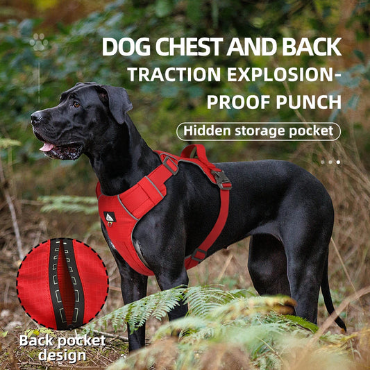 Anti-escape Pet Dog Vest Harness Reflective Adjustable Arn s Para Perros For Medium Large Dogs