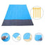 Beach Blanket Sandproof 200 X 140cm Waterproof Beach Mat Lightweight Picnic Blanket for Travel Hiking Sports