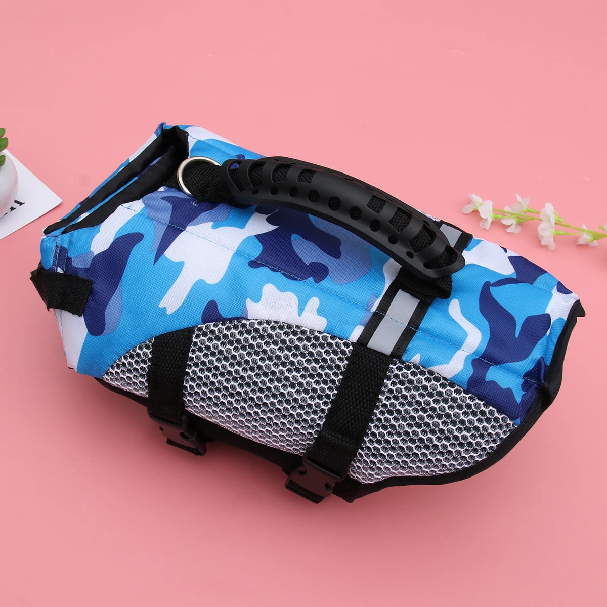 Pet Life Jacket Lightweight Durable Preserver with Reflective Strap for Small Dogs Swimming Outdoor Accessories