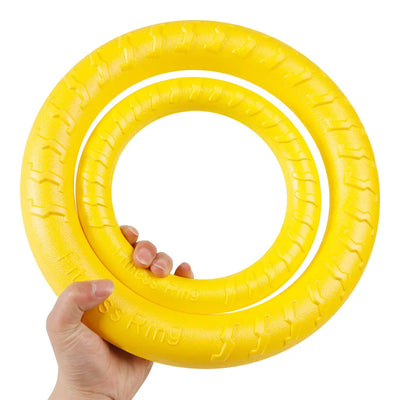 Hot-selling Dog Training Pet Ball Biting Pull Ring Pet Toy Frisbee EVA Foam Bite-resistant Dog Toy