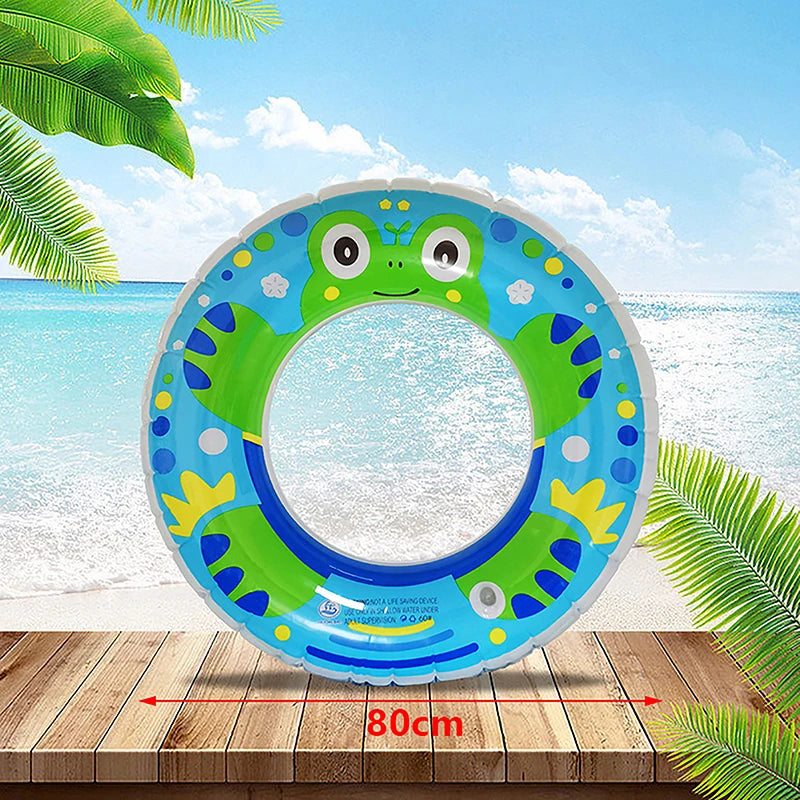 Watermelon Pattern Swimming Ring For Kids Adult Inflatable Mattress Pool Party Swimming Laps Summer Beach Float Water Sports