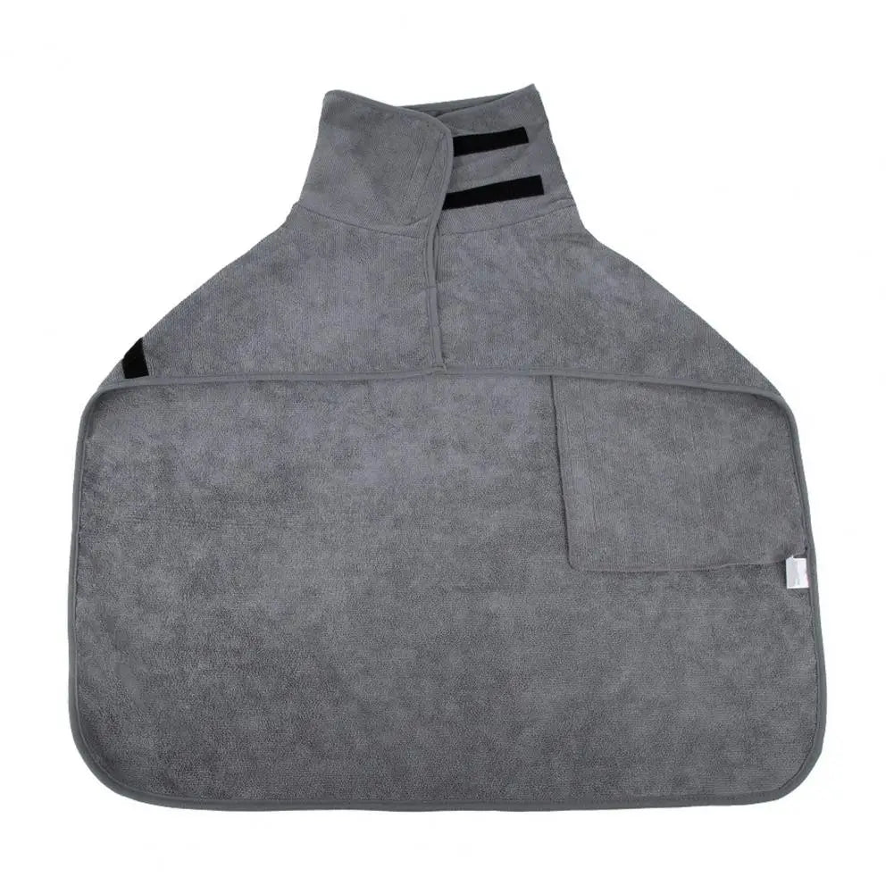 Super Absorbent Pet Robe Super Absorbent Microfiber Dog Bathrobe for Fast Drying Adjustable Coat Dressing