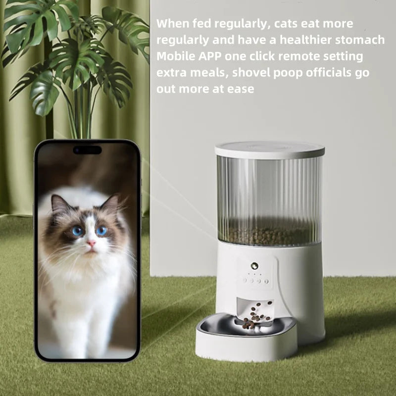 WiFi Smart Pet Feeder with Video