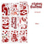 9 Sheets Halloween Decorations Window Stickers Reusable Bloody Handprint Footprint Horror Sticker Scary Realistic Tattoo Sticker
