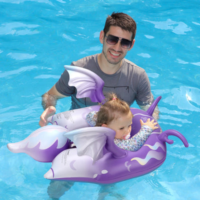 Swimbobo  New Upgrade Cute Cartoon Safety PVC Pool Float Baby Inflatable Swimming Infant Floating Kids Ring Circle Summer Toys