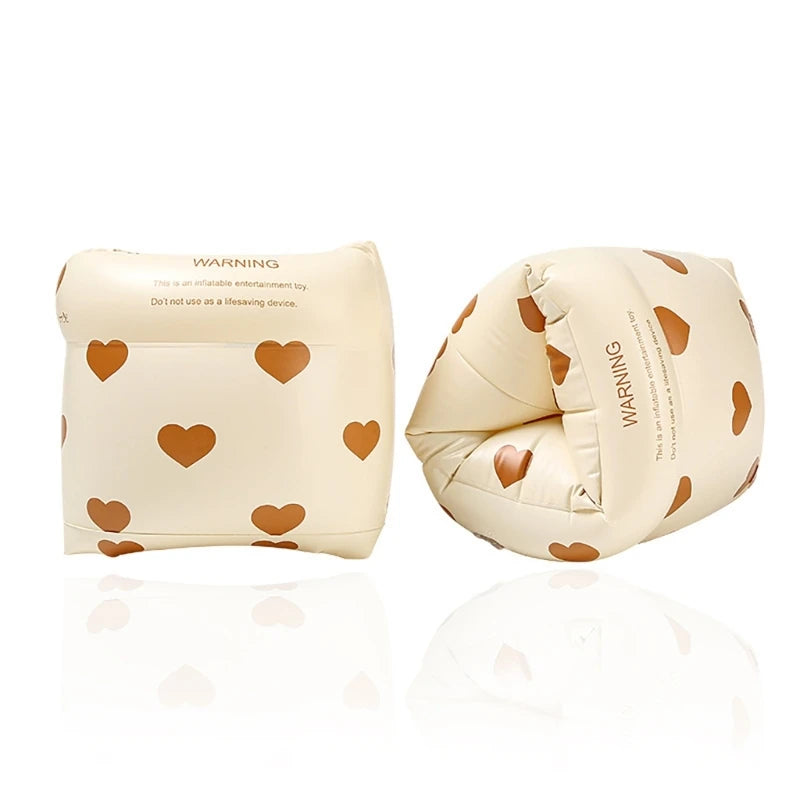 2Pcs Children Swimming Gear Arm Swimming Rings Inflatable Kids Arm Float Rings Inflatable Arm Floaties, Safety Swimming Float Ar