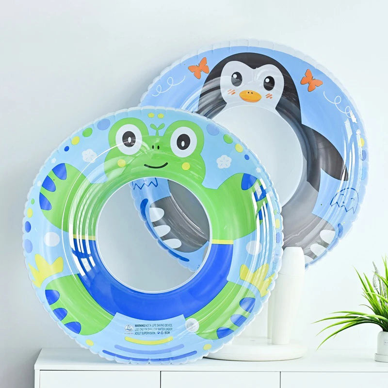 Watermelon Pattern Swimming Ring For Kids Adult Inflatable Mattress Pool Party Swimming Laps Summer Beach Float Water Sports