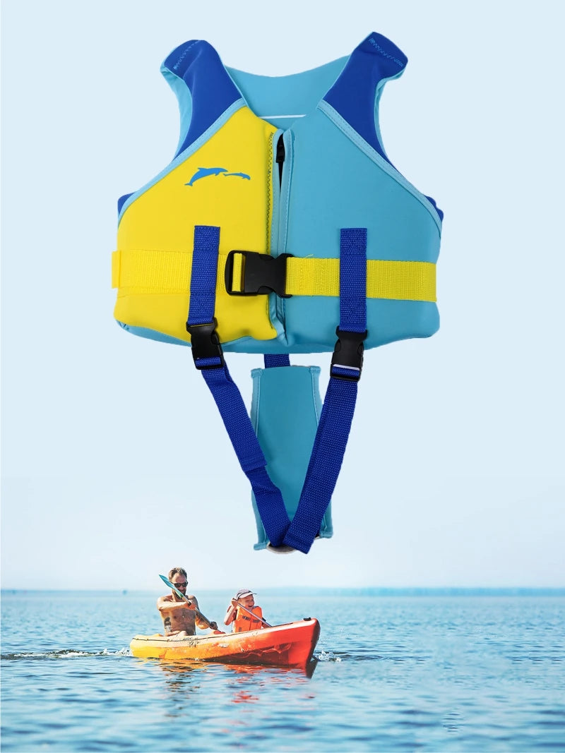 Kids Swimming Life Jacket Vest 30- 50 lbs Approved Aids Paddling Surfing Safe Buckle Straps Saved Life Jackets Toddler Lifeguard