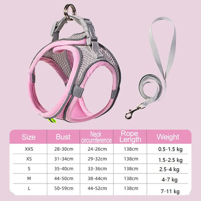 Dog Harness Small Breed Harness for A Small Dog Large Dog Harness Harnait Chest GXQ03