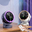 Digital Display Desktop Remote Control Fan 720 Degree Rotation Adjustable Clip-on Fan Office High Speed Turbine Powerful Fan