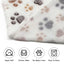 Soft Fluffy Pet Blanket High Quality Cute Dog Cat Paw Print Thick Coral Fleece Blankets Pet Mat Warm and Comfortable Thermal Pad