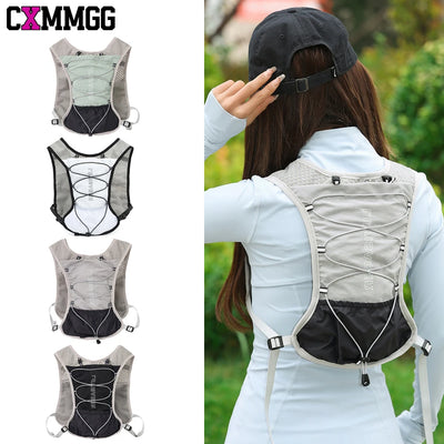 1PCS Hydrated Backpack,5L Running Vest, Hiking Backpack,Suitable for Running, Hiking, Marathon, and Both Men and Women Cycling