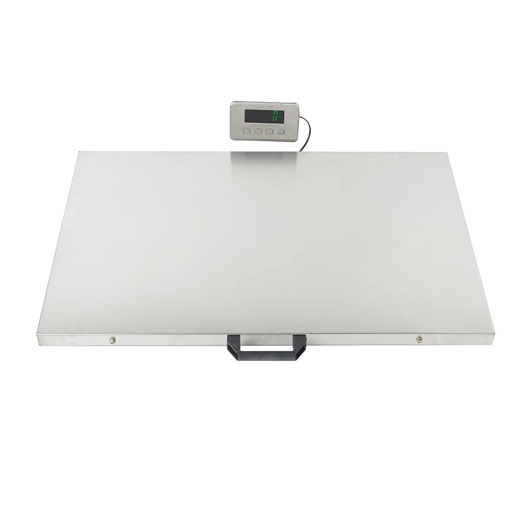The 80*53 Cm Ultra-thin Pet Hospital All-stainless Steel Large-top Portable Electronic Platform Scale Can Be Recharged