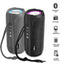 TG227 Waterpro With Lamp Outdoor Portable Upright Wireless Compatible Speaker Music Player Support USB/ TF/ FM Radio Music Party