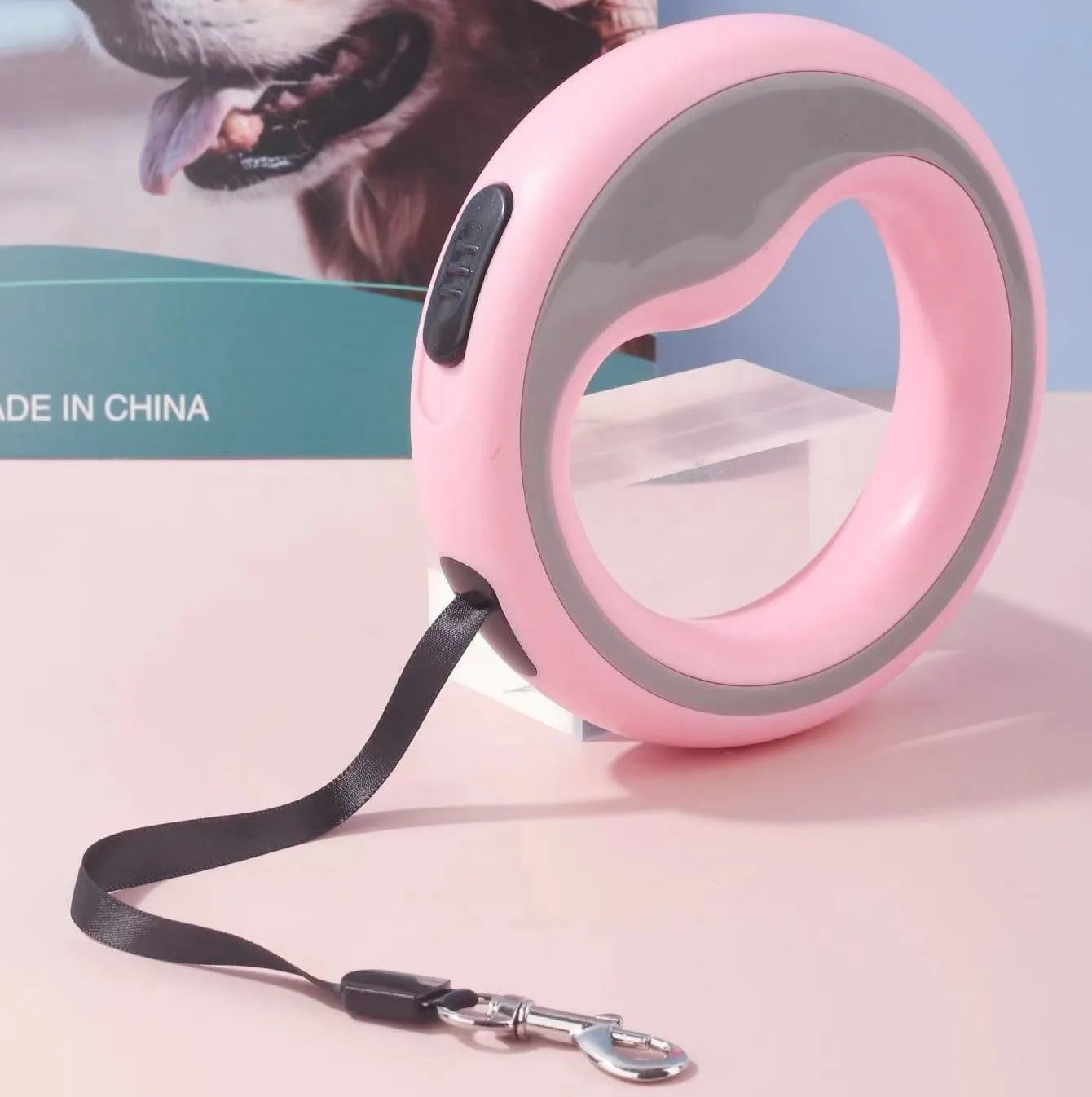 Automatic Retractable Dog Leash - Wear-resistant Pet Lead for Poodle Bichon Corgi Walking & Outing