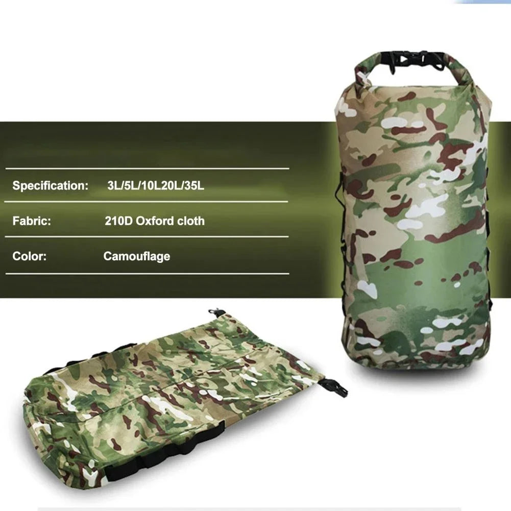 Waterproof Dry Bag Pack Sack 3/5/10/20/35L Swimming Rafting Kayaking River Trekking Floating Sailing Canoing Boating Water Bag