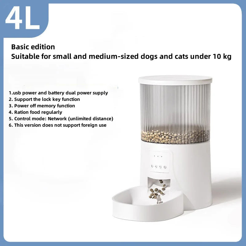 WiFi Smart Pet Feeder with Video
