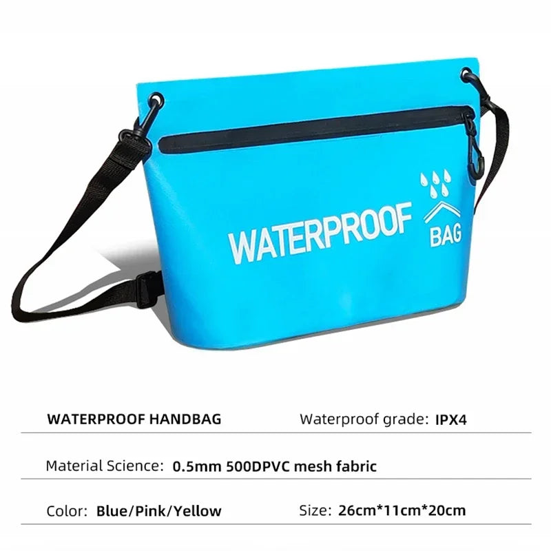 Summer Swimming Dry Bag for Men Beach Pool Swim Accessories Waterproof Bag Sport Shoulder Belt Sea Sports Women Gym PVC Pack