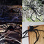 30cm/50cm/75cm/90cm/125cm/150cm/200cm Horror Halloween Giant Black Spider Decoration Haunted House Party Props Halloween Decor