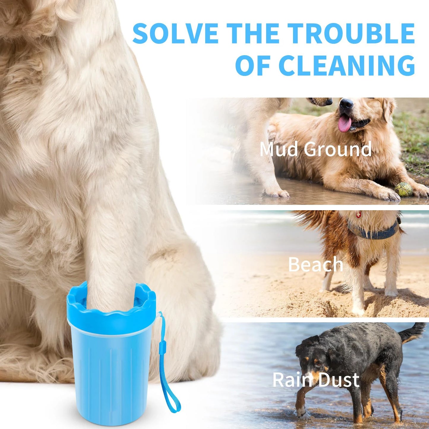Dog Paw Cleaner Washer Buddy Muddy Pet Foot Cleaner For Dog and cats