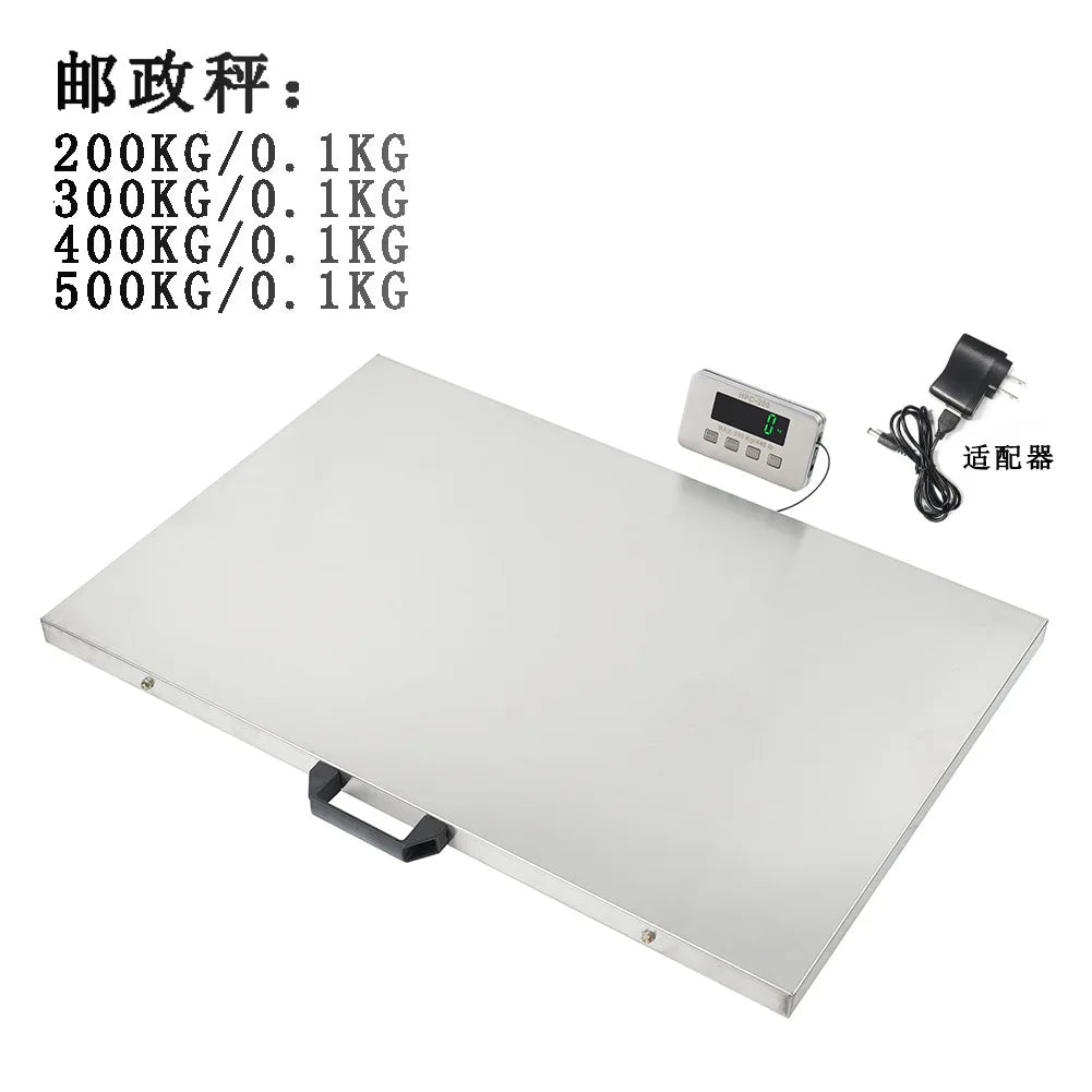 The 80*53 Cm Ultra-thin Pet Hospital All-stainless Steel Large-top Portable Electronic Platform Scale Can Be Recharged